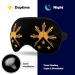 Tribal Philippines Sun and Stars Flag Sleep Mask - Adjustable Blindfold for Men and Women | Blocks Light for Travel, Nap, and Sleeping - Buy Online on GoSupps.com