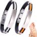 Titanium Detox Lympunclog Wristband Titanium Detox Wristband Titanium Detox Lymph Unclog Wristband Titanium Lympunclog Magnetic Bracelet Lymphatic Dusting Exercise Band (#2PCS_ORANGE+White)