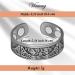 Vicmag 4X Strength Magnetic Copper Rings for Women | 3500 Gauss Magnets | Adjustable Pure Copper | 2PCS Set in Jewelry Gift Box | Silver Life Tree Design - Buy Online on GoSupps.com