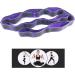 Buy Purple Exercise Bands - Latin Elastic Yoga Stretching Strap for Resistance Dance Gymnastics Pilates & Physical Therapy - 115x4cm - Buy Online on GoSupps.com