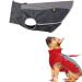 PLUS PO Dog Raincoat Small Dog Waterproof Raincoat Dog Raincoat Dog Full Raincoat Black SS ferrous