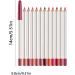 Lip Liner Pencil 12 Colors with Silky Texture Smudge-Proof for Lip Makeup - Pencil for - for Women Friends Family Sister and Girlfriend Dates and Parties - Buy Online on GoSupps.com