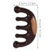Minkissy Handheld Wooden Hair Comb - Wide Tooth Comb for Curls & Smooth Hair (10.50x5.50x2.00cm) - International Shipping Available - Buy Online on GoSupps.com