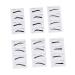 Beavorty 4 Sets stencil eyebrow shape eyebrow card eyebrow stencil sticker plastic sleeve cosmetic