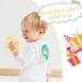 Vicloon Baby Teething Ring - 2PC Silicone BPA-Free Soft Lion Bite Toys for 3+ Months - Dental Aid & Massager - Yellow - Buy Online on GoSupps.com