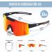 Suoso Polarized Sports Glasses - UV400 Cycling & Running Sunglasses for Men & Women | MTB Racing & Ski - Fast & Clear Vision (Orange) - Buy Online on GoSupps.com