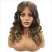 Hairpieces Women s Hood Ladies Gradient Long Curly Hair Europe and America Wig Rose Net Wig Set