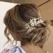 Unicra Gold Leaf Bride Wedding Hair Comb with Crystals and Pearls - Bridal Headpiece for Women and Girls - Buy Online on GoSupps.com
