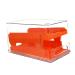 jojofuny 1pc Storage Box Plastic Food Containers Refrigerator Egg Storage Bins Fridge Storage Container Snack Orange 30.3X16CM