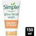 Simple Protect 'N' Glow Express Glow Clay Polish Cleanser leaves skin naturally glowing for expert facial skin care 150 ml 150 ml (Pack of 1) - Buy Online on GoSupps.com