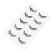 Beavorty 10 Pairs short false eyelashes layered fake lashes fiber makeup eyelashes Glue False Lashes elf eyelashes wispy eyelashes Art Eyelashes Accessories artificial fiber cross 3d