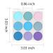 AMY'S DIARY Blue Eyeshadow Palette Blue Purple Matte eye shadow makeup 9 colors Blue Purple Matte Eyeshadow Long Lasting Colorful Eye Shadow Plattet for Women (03) 3 - Buy Online on GoSupps.com