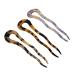 U Shaped Hairpins French Style Cellulose Acetate Hair Pins Fork Vintage For Women Girls Hairstyle Accessories