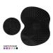 Ogquaton Silicone Makeup Brush Cleaning Mat - Portable Cosmetic Brush Cleaner for Women - Creative & Useful Black Cleaning Pad - Buy Online on GoSupps.com