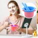 2Pcs Silicone Wax Warmer Liner Set with Spatula Sticks - Non-Stick Wax Bowl for Hair Removal (Pink Blue) - Buy Online on GoSupps.com