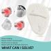 Premium Metatarsal Pads for Women | Silicone Ball of Foot Cushions for All-Day Pain Relief - Light Apricot & Transparent - Buy Online on GoSupps.com