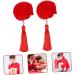 FRCOLOR 9 Pairs Tassel Hair Ball Hair Clip Hanfu Hair Clip Kids Japanese Kimono Hair Clip Hair Clips for Girls Kids Hair Clips Hair Pin Tassel Fur Ball Red Artificial Fur The Flowers Child - Buy Online on GoSupps.com