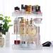 Hosen Acrylic Makeup Organizer - Rotating Cosmetic Storage for Perfume, Skincare, Lipstick - Clear Countertop Organizer - Buy Online on GoSupps.com