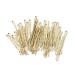 36 PCS Hair Kirby Grips 5cm Hair Grips Waved Hair Bobby Pin Clips Wire (Gold - Blonde)