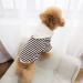 Rayminsino Black & White Striped Pet Hoodie | Cotton Sweater & Jacket for Dogs & Cats | Stylish Clothing for Medium-Sized Pets - Buy Online on GoSupps.com