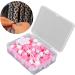 74 Pcs Round Hair Beads DIY Braid Hair Beads Braids for Girls(Pink) - Buy Online on GoSupps.com
