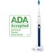 PRO-SYS VarioSonic Rechargeable Electric Toothbrush | Smart Sonic 25 Cleaning Modes | ADA Accepted | Timer, 5 Speeds, Travel Case | 5 Dupont Brush Heads - Buy Online on GoSupps.com