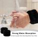 AMCAMI 9 Pcs Spa Headband & Wristband Set - Microfiber Makeup Hair Band & Facial Skincare Towels for Women & Girls - Black - Buy Online on GoSupps.com