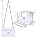 MOETYANG Clear Crossbody Clutch Purse - Silver See Through Handbag for Women - Buy Online on GoSupps.com
