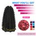 12 Inch Bob Box Braids Crochet Hair Pre-looped Butterfly Locs Jungle Box Braids 6 Packs, Knotless Flower Braids for Goddess #1B - Buy Online on GoSupps.com