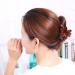Large Flower Hair Claw Clips for Women - Non Slip 3.8 Inch Floral Hair Jaw Clips - 4 Pieces (Black Brown Wine Red Turquoise) - Buy Online on GoSupps.com