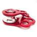 EMMRAGNO 30KN Climbing Single Pulley | Three Hole Hitch Bearing Pulley for Rock Climbing, Rappelling & Zipline Sports - Buy Online on GoSupps.com