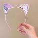 Sequin Cat Ears Headbands and Bunny Ear Headbands Shiny Hairbands Glittery Hair Hoops Hair Accessories for Easter Daily Wearing Party Decoration and Cosplay Accessories (Pink) - Buy Online on GoSupps.com