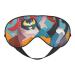 SSIMOO Lovely Cartoon Cats Sleep Mask-Adjustable Breathable Fashionable Eye Mask for A Comfortable Sleep Experience Black