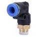 Head Assist Valve C02 Adjuster Cutting Machine Assisted for Materials Seals for Engraving(Trachea 6mm/Thread M5/not Adjustable)