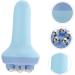 Buy Gleavi Metal Massage Roller - Yoga Tools & Manual Muscle Relief | 14.5x7.5cm Blue | Effective Body & Face Massager - Buy Online on GoSupps.com
