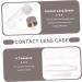 Solustre 3-Piece Contact Lens Container Set | Travel-Friendly Eye Case Accessories | Large Storage for Medication | Durable ABS Plastic - Buy Online on GoSupps.com