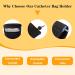 Buy Patented Catheter Leg Bag Holder | Urinary Drainage Bag Sleeve for Men & Women | Comfortable Foley Catheter Fix | Black Medium - Buy Online on GoSupps.com