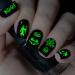 TailaiMei Halloween Nail Stickers - 9 Sheets Glow in the Dark Fluorescent Nail Decals for DIY Manicure | Perfect for Halloween Nail Art - Buy Online on GoSupps.com
