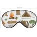 Adventure Time Camper Sleep Mask - Adjustable Strap, Blocks Light for Night Travel - Men/Women - Buy Online on GoSupps.com