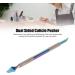 Cuticle Pusher Dual Sided Remover Cleaner Cuticle Pusher Edge Spoon Shaped Stainless Steel Manicure Nail Art Tool - Buy Online on GoSupps.com