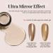 RARJSM Metallic Gel Nail Polish - Bronze Gold Chrome 3D Effect | 8ml Reflective Shine for DIY Nail Art & Home Salon - Buy Online on GoSupps.com