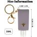 10PCS Hand Sanitizer Holders - 30ML Leather Keychain Cases for Travel Toiletries Shampoo & Lotion Bottles - Buy Online on GoSupps.com