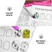 Nail Art Practice Book Beginner Manicure Training Drawing Cards Easy to Clean 12 Sheets Manicure Training Cards - Buy Online on GoSupps.com