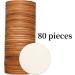 80pcs 3 Inch Unfinished Wood Circles for Crafts - Wooden Coasters, DIY Projects, Home Decor - Blank Wood Slices for Children and Students - Buy Online on GoSupps.com