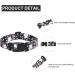 Mercano Adjustable Dog Collar - Soft Nylon Comfort & Patterned Design for Small to Medium Dogs - Flower White (M) - Buy Online on GoSupps.com