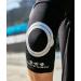 Wavewear Elbow Compression Sleeve with Kinesiology Tape - Pain Relief & Stability for Sports | Medium Black/Silver for Men & Women - Buy Online on GoSupps.com