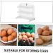 DOITOOL 2pcs Egg Storage Box Eggs Plastic Trays Egg Tray Fridge Organizer Camping Egg Carton re-usable - Buy Online on GoSupps.com