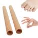 2 pieces cutable silicone toe protection toe cushion tube hose bandage soft gel finger protection toe cap pad for corns remover callus pillows bunion treatment callus (for small toes -15cm)