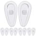 Aizuoni glasses pad replacement-5 pairs of glasses nasal pads made of silicone anti-slip-nose pads for glasses sunglasses screwable soft nasal cushions as a replacement