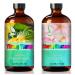 Cherry Blossom Essential Oil 4 Fl Oz and Ylang Ylang Essential Oil 4 Fl Oz - Cherry Blossom & Ylang Ylang Oil for Diffuser Aromatherapy Home Fragrance Skin & Hair Care DIY Candle & Soap Making